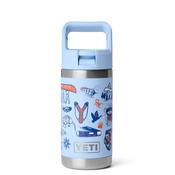 YETI Rambler JR Kids Bottle, Summer Camp Blue
