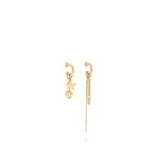 Zag Jewellery Cure Earrings, Gold