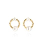 Zag Jewellery Marmaro Earrings, Gold image