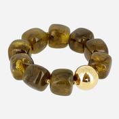Zag Jewellery Oedipe Bracelet, Olive Green image