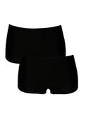 After Eden Unlimited Two Pack One Size Shorts, Black image