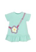 Agatha Ruiz De La Prada Girl Floral Motif Dress, Mint image