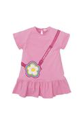 Agatha Ruiz De La Prada Girl Floral Motif Dress, Pink image
