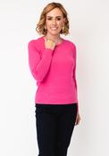 Alison Sheri Lightweight Long Sleeve Top, Pink image