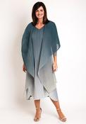 Alquema One Size Ombre Chiffon Dress &amp; Jacket, Gamble image