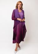Alquema One Size Ombre Chiffon Dress &amp; Jacket, Purple image