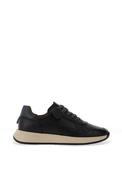 AMBITIOUS Ronnie Leather Trainers, Black image