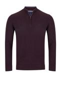 Andre Madrid Quarter Zip Sweater, Wine image
