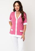 Anonymous Button-Down Cardigan, Pink image