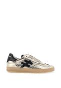 Another Trend Metallic Laced Trainers, Gold image