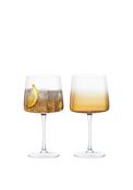 Anton Studio Design Empire Amber Set of 2 Gin Glasses, 700ml