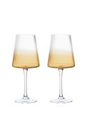 Anton Studio Design Empire Amber Set of 2 Wine Glasses, 450ml image
