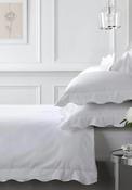 Appletree Scalloped Edge Duvet Cover Set, White image