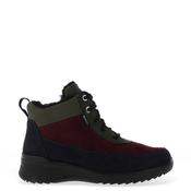Ara Wide Fit Leather Front Zip Ankle Boots, Navy Multi image