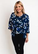 Avalon Check Print Jacket &amp; Top Twinset, Royal image