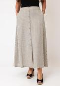 B. Young Falakka Striped Skirt, Beige image