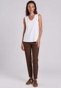 B.Young Danta 7/8 Slim Leg Trousers, Brown image
