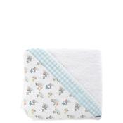 Babidu Baby Boy Animal Hooded Towel, White Multi image