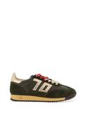 Back 70 Jogger Retro Trainers, Green &amp; Gold image
