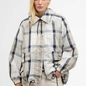 Barbour Ballina Check Waterproof Jacket, Beige Multi image