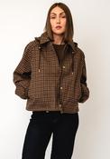 Barbour Audrey Showerproof Coat, Brown image