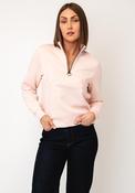 Barbour Cynthia Half Zip Sweatshirt, Pink image