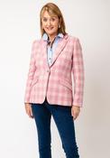 Bariloche Legio Velour Collar Tweed Blazer, Pink image