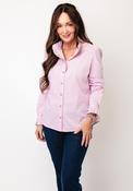 Bariloche Norba Striped Frill Collar Shirt, Pink image