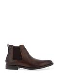 Base London Mens Bradwell Chelsea Boots, Waxy Brown image