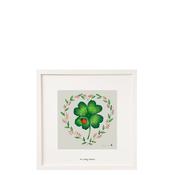 Belinda Northcote “Lucky Charm” Framed Art, 9x9in