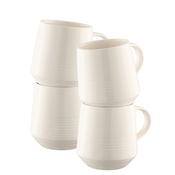 Belleek Living Zephyr Set of 4 Mugs