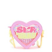 Billieblush Girls Heart Crossbody Bag, Pink Multi image