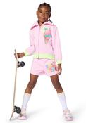 Billieblush Girls Ice Cream Sequins Long Sleeve Jacket, Pink image