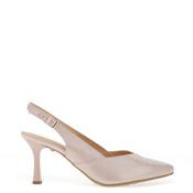 Bioeco by Arka Wide Fit Shimmering Low Block Heel Shoes, Blush Pink image