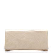 Bioeco by Arka Shimmer Patent Clutch Bag, Gold image