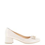 Bioeco by Arka Shimmer Heeled Pumps, Pearl Beige