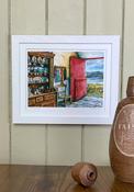 Blue Shoe Gallery Welcome Home Framed Art, Small Rectangle