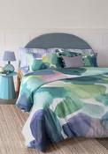 Bluebell Gray Lochaber Sateen Duvet Cover Set, Multi image