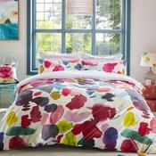 Bluebell Gray Abstract Sateen Duvet Cover Set, Multi image