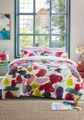 Bluebell Gray Abstract Sateen Duvet Cover Set, Multi image