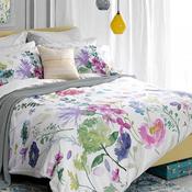 Bluebell Gray Tetbury Sateen Duvet Cover Set, Multi image