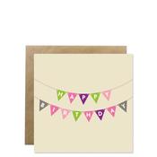 Bold Bunny “Happy Birthday” Greetings Card image