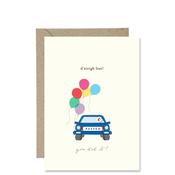 Bold Bunny Irish “D’Eirigh Leat!” Greetings Card image