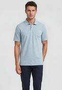 Bugatti Linen Blend Polo Shirt, Blue image