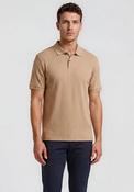 Bugatti Mercerized Cotton Polo Shirt, Beige image