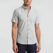 Bugatti Geo Pattern Short Sleeve Shirt, Blue Multi