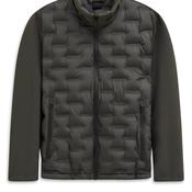 Bugatti Quilted Contrast Jacket, Grey