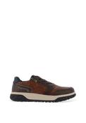 Bugatti Side Zip Trainers, Dark Brown image