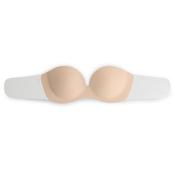 Bye Bra Diva Strapless and Backless Adhesive Bra, Beige image