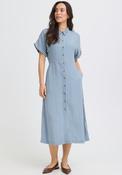 B.Young Kosmo Striped Midi Shirt Dress, Blue image
